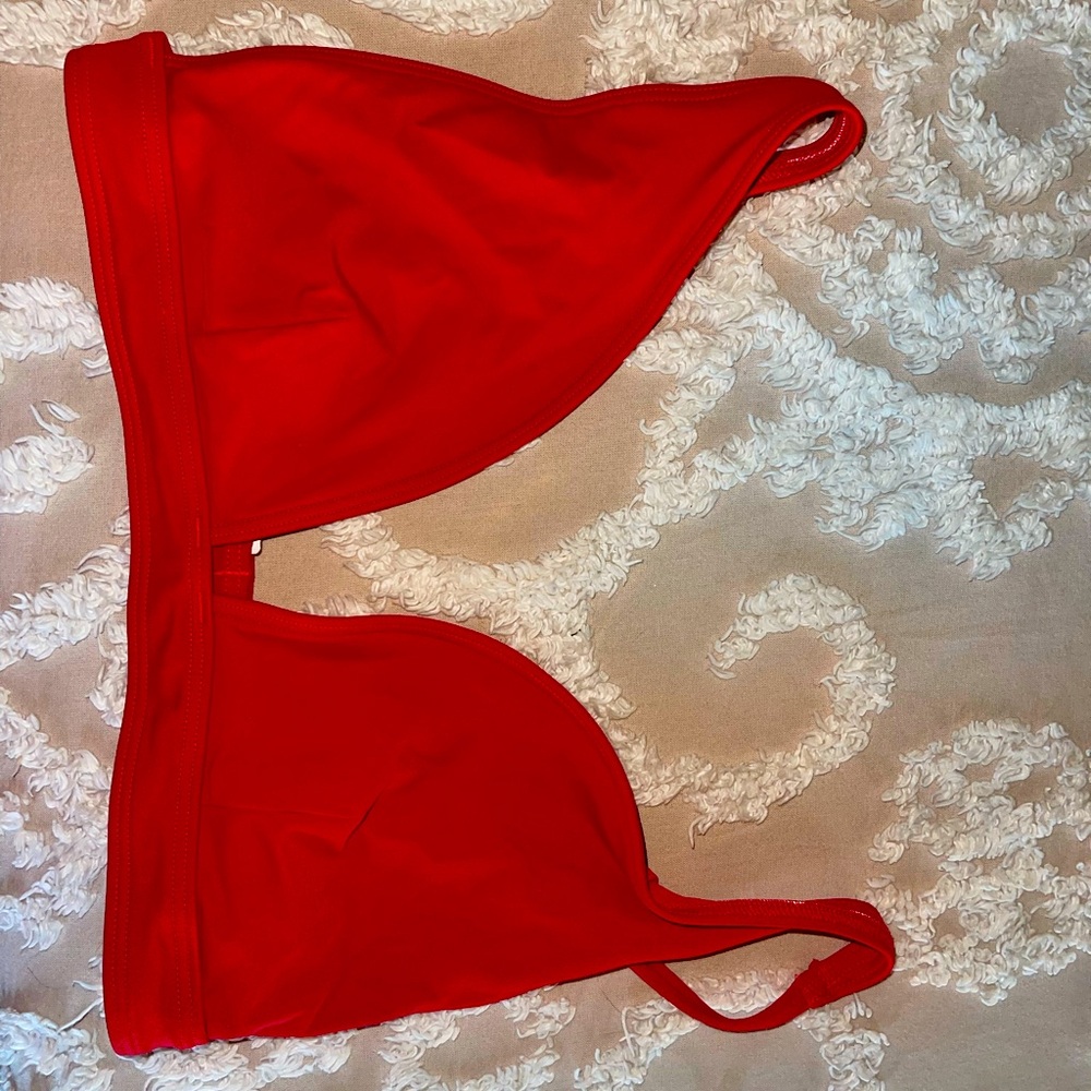 Red bikini top from Abercrombie size small